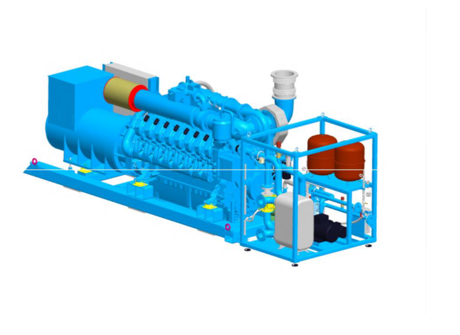 MTU燃氣發電機組1.5MW燃氣機組圖片